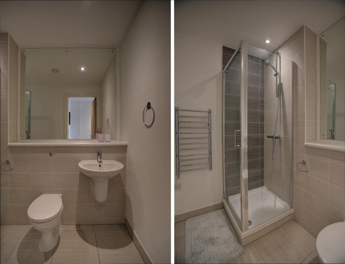 Lovely 2-Bed Apartment In Manchester With Parking Kültér fotó